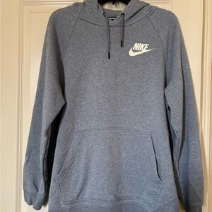 Nike Womens soft blue Hoodie Sweatshirt